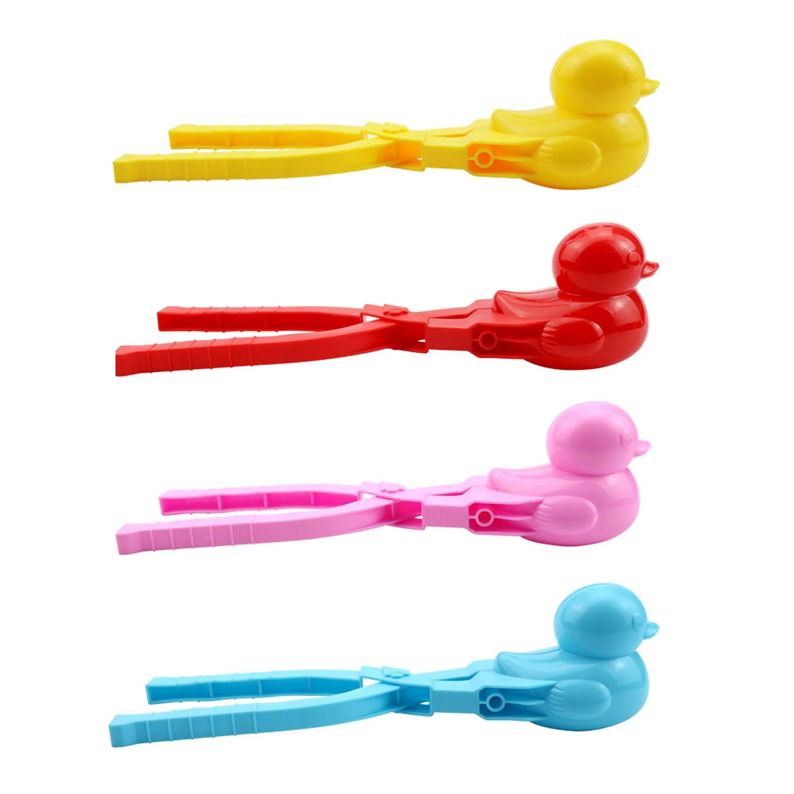 

Snowball Maker Tool Plastic Snow Ball Tongs with Handle Winter Activity Supplies Winter Snow Sand Mold Clip Tool