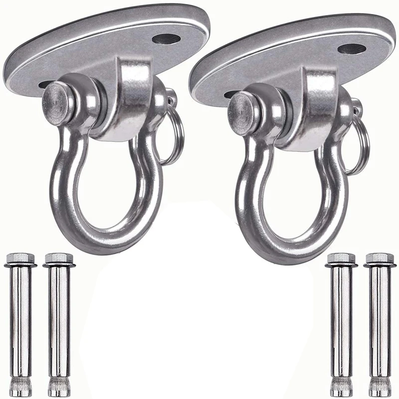 

Stainless Steel 304 Heavy Duty Swing Hangers Swing Sets 250Kg Capacity for Swing and Yoga Hammock Chair Sandbag