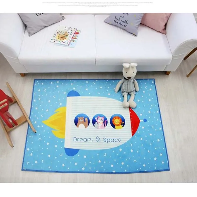 

Child Cartoon Game Blanket Mat/Rug Cute Bedroom Bedside Rectangular Non-slip Mat Rugs Decorate And Room Living For Carpets Home