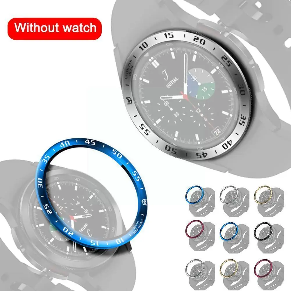 

Metal Ring Protective Ring For Watch 4 Classic Protector Cover Smartwatch Protective Frame C4i0