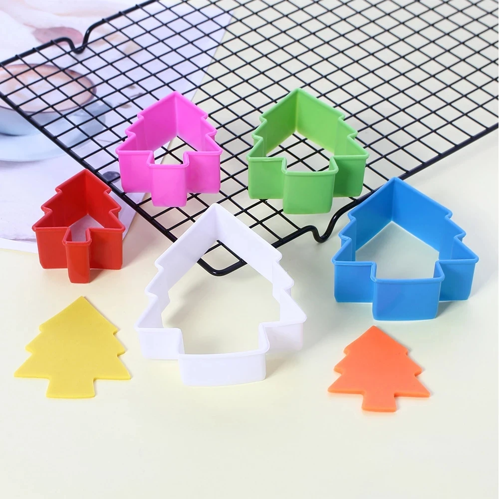 

5pcs/set Cookies Cutter Molds DIY cake mold for biscuits cookie plunger mould Kitchen tools accessories