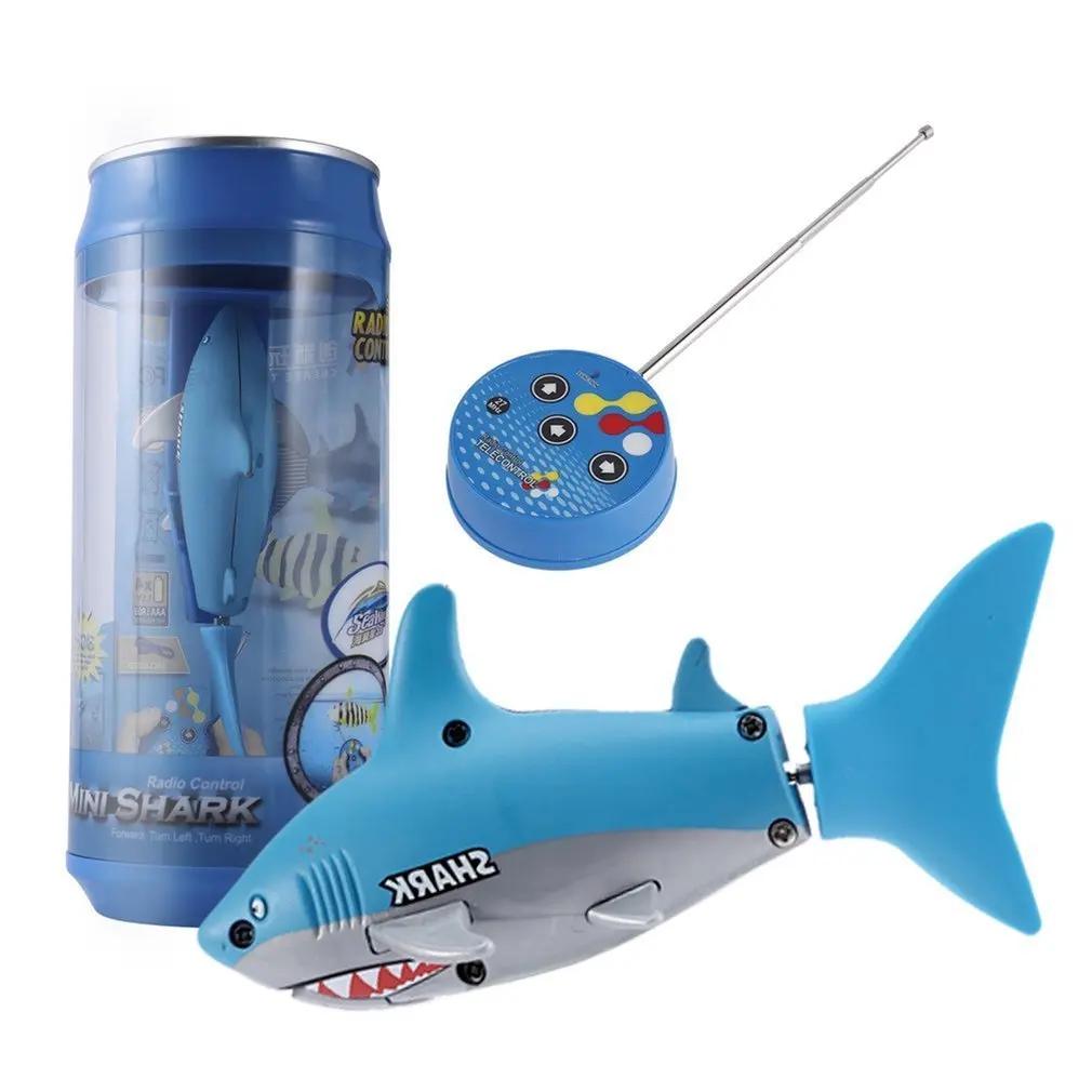 Mini RC boat 4 CH Remote Small Sharks With USB Control Toy Fish Boat Best Christmas Gift for Children Kids New | Игрушки и хобби