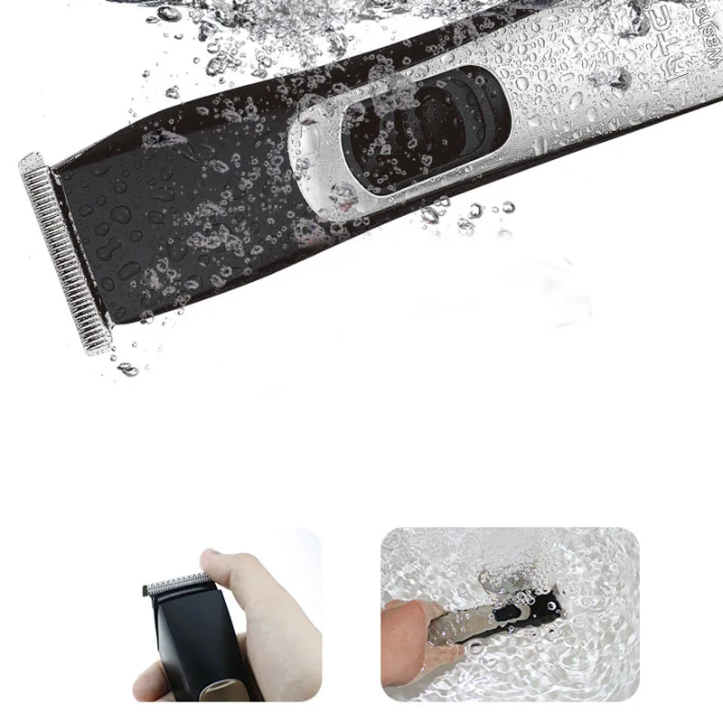 Беспроводной машинка для стрижки волос и бороды HTC USB Electric Hair Clipper Rechargeable Beard Trimmer Cordless Shaver Ceramic Blade Men Barber Machine.