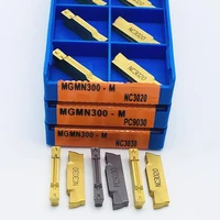 mgmn300 m pc9030 nc3020 nc3030 grooving turning tool carbide insert mgmn 300 turning tool cnc parts slitting and grooving