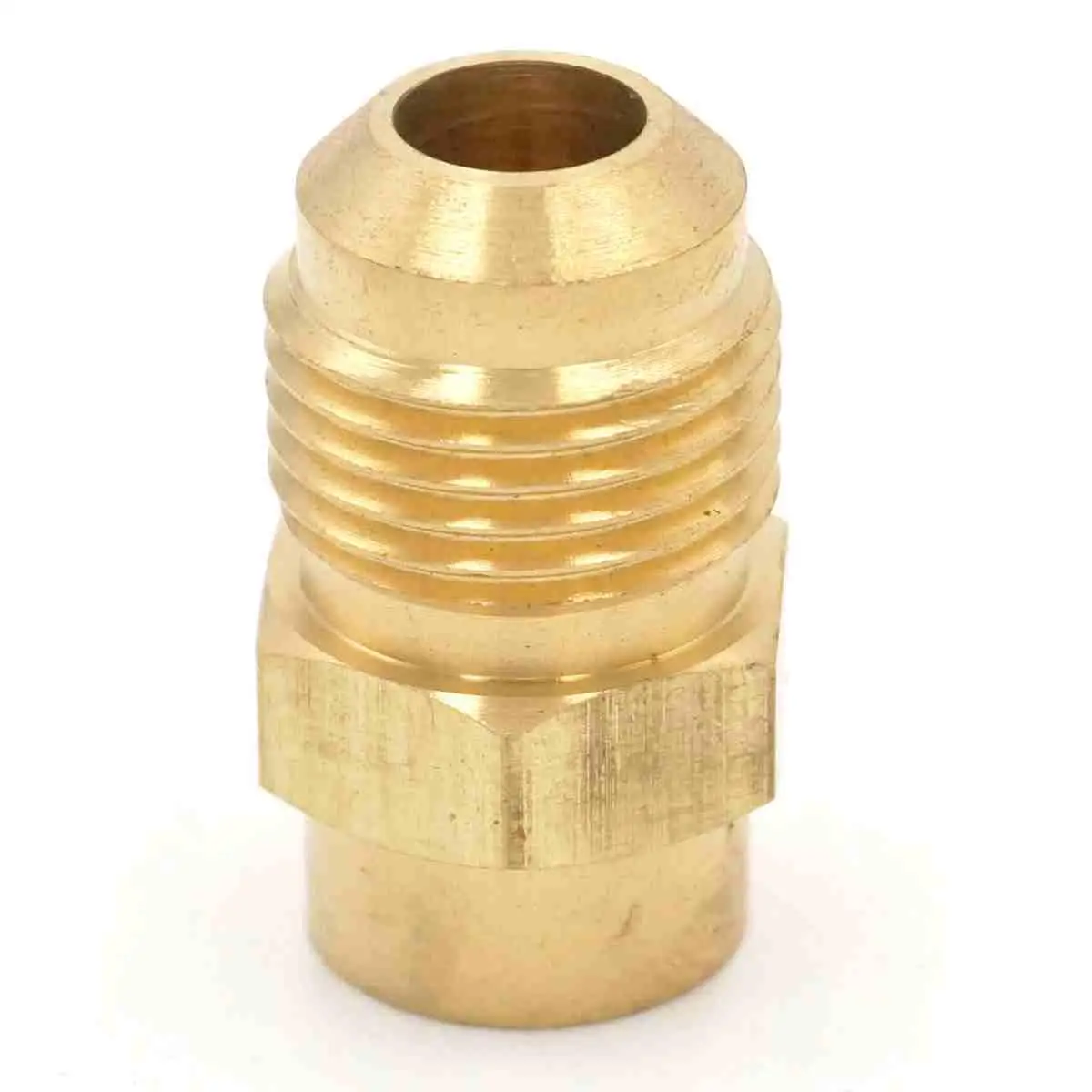 SAE Thread 5/8&quot-18 UNF Fit Tube OD 3/8&quot - 1/8&quot NPT Female Brass 45 Degree Pipe Fitting Adapter | Обустройство дома