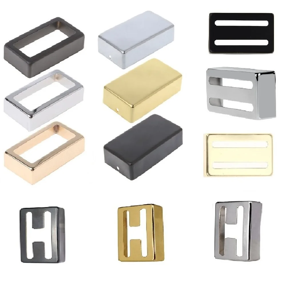 

1PCS Electric Guitar Pickup cover Metal Copper Nickel Alloy Humbucker Pickup Cover for Electric Guitar