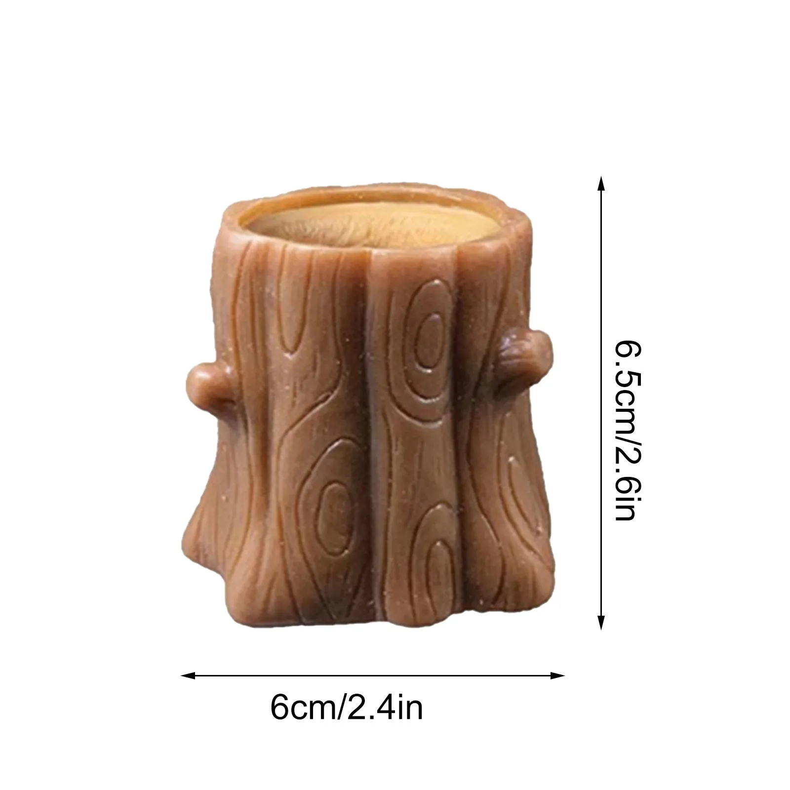 

Evil Squirrel Fidget Toys Squishy Funny Tree Stump Shape Squeeze Toys Gags Practical Jokes Stress Reliever Toy For Adult Kids