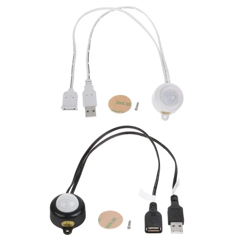 USB СВЕТОДИОДНЫЙ светильник полосы переключатель DC5 24V человеческого тела