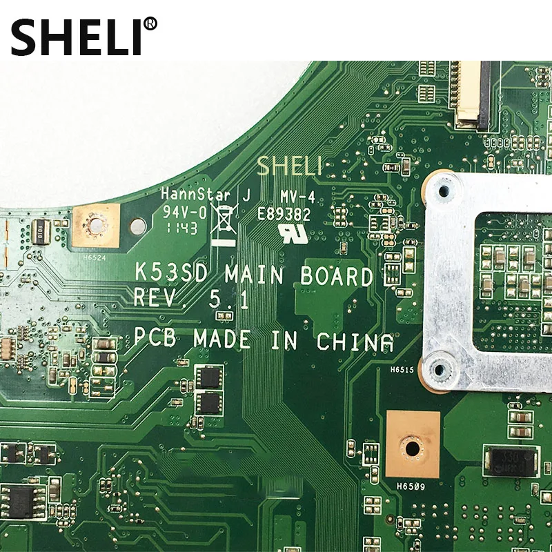 Материнская плата SHELI для ASUS K53SD материнская K53E K53S ноутбука REV 5 1 рабочая модель