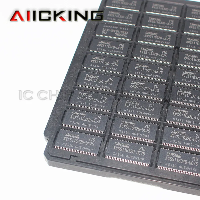

10/pcs K4S511632D-UC75 K4S511632D TSOP54 original transistor in stock