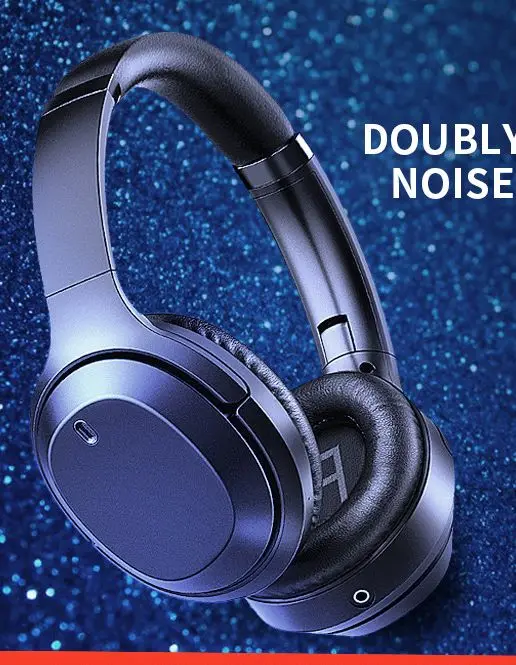 

Складные дизайнерские Bluetooth-наушники 5,0, беспроводные наушники с активным шумоподавлением, беспроводные стерео наушники с Bluetooth и микрофоно...