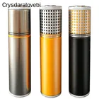 Классические гаджеты из алюминиевого сплава для путешествий, портативная банка для сигар, уличная сигарета Humidor W, увлажнитель, гигрометр, Флокированная сумка