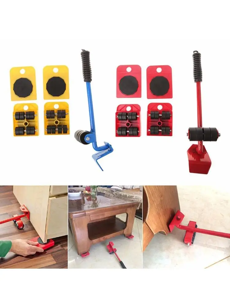 

5 In 1 Moving Device Portable Heavy Lifting Device Furniture Moving Device Move 91AD