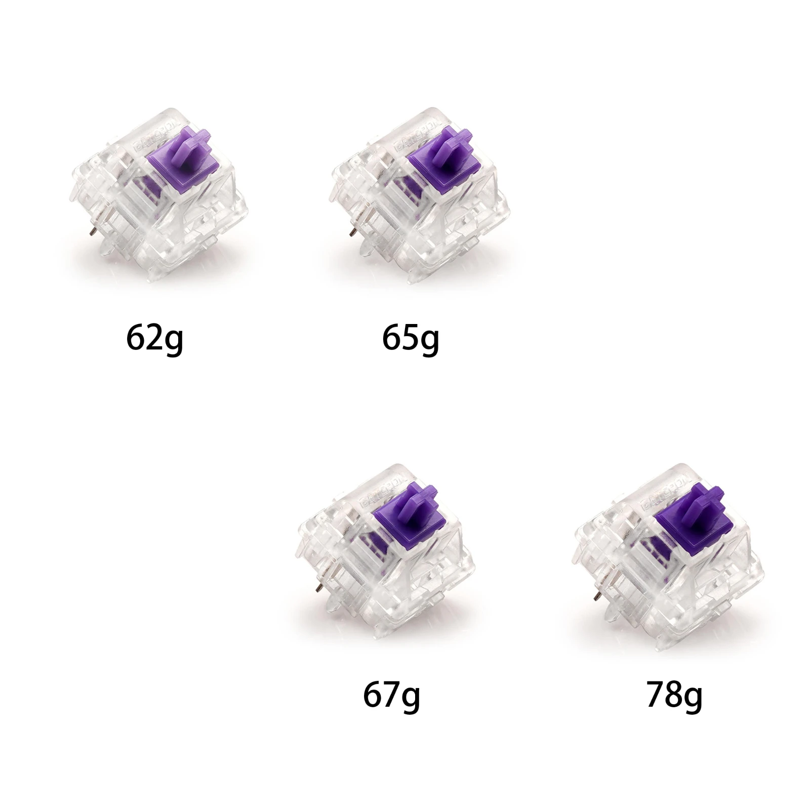 IDOBAO Gateron Zealios V2 переключатели (тактильные) 62g/65g/67g/78g для механической клавиатуры