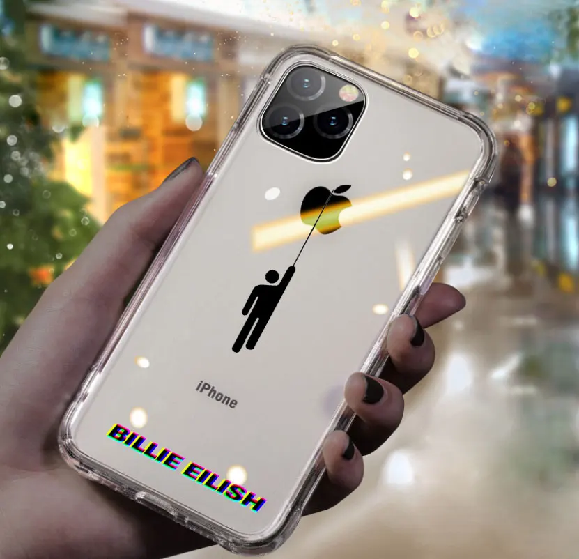 TPU A1047 Billie Eilish наклейки dont smile at me мультфильм чехол для телефона для iPhone 11 pro max 7 5S SE 6 6s 8 7 Plus X XR XS MAX Мягкий ТПУ чехол - Цвет: TPU A1047