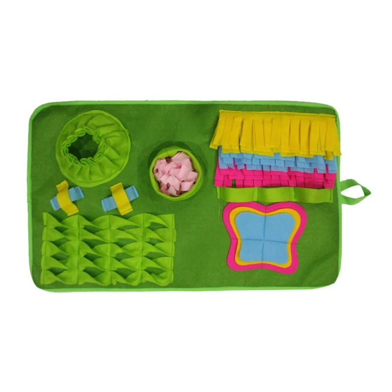 

Pet Dog Snuffle Mat Nose Smell Training Blanket Sniffing Pad Slow Feeding Bowl Food Dispenser Carpet Relieve Stress Toy J60C