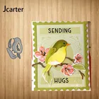 Металлические Вырубные штампы в виде птиц, вырезанный трафарет для скрапбукинга, сделай сам, ручная работа, альбом, модель бумаги, перфоратор, лезвие для украшения, Новинка