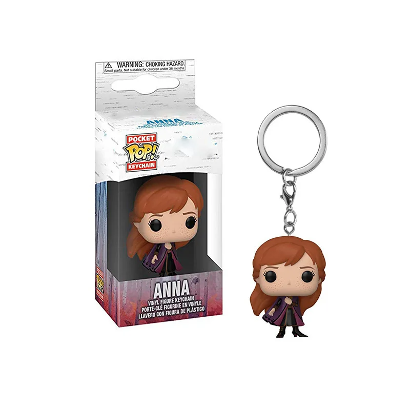 Funko поп ПВХ мультфильм фильм Модель Куклы Фигурки брелки принцесса Анна и Эльза