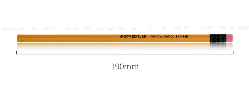 2 шт. STAEDTLER 134 карандаш HB 2B шестиугольная желтая палочка для детей, студентов, карандаш для письма, не содержит свинец, яд