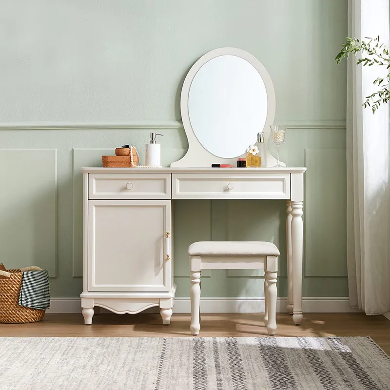 Linsy European Home Furniture Simplicity Bedroom Furniture Dressing Table Easy to Assemble