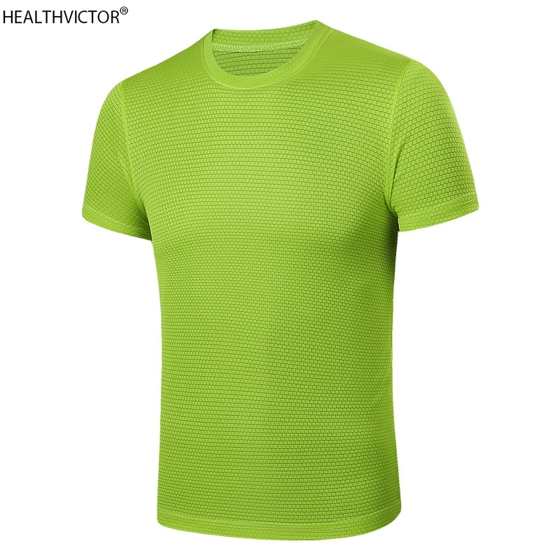 

Dry Fit Breathable Athletic Men Women T-shirt Outdoor Sports Running Fitness Training O-neck Short Sleeve Unisex Jersey T Shirt