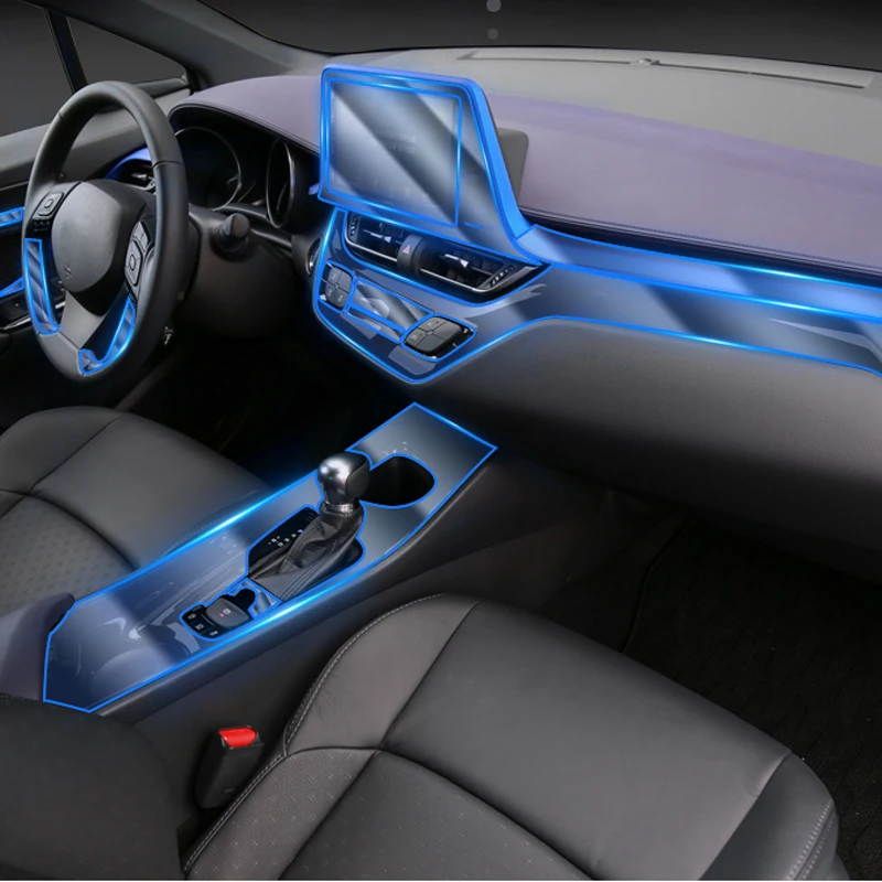 Защитная пленка для ремонта салона автомобиля с центральным управлением