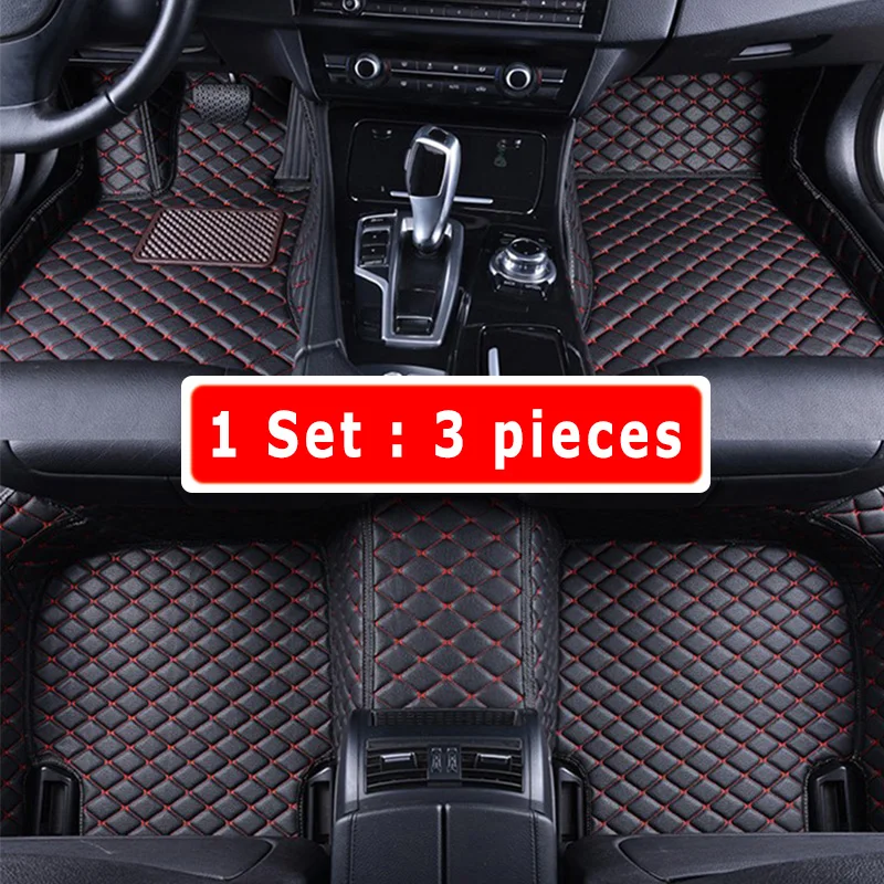Leather Car Floor Mats For Suzuki SX4 Sedan 2010 2009 2008 2007 Waterproof Rugs Custom Auto Foot Pads Automobile Carpets Cover images - 6