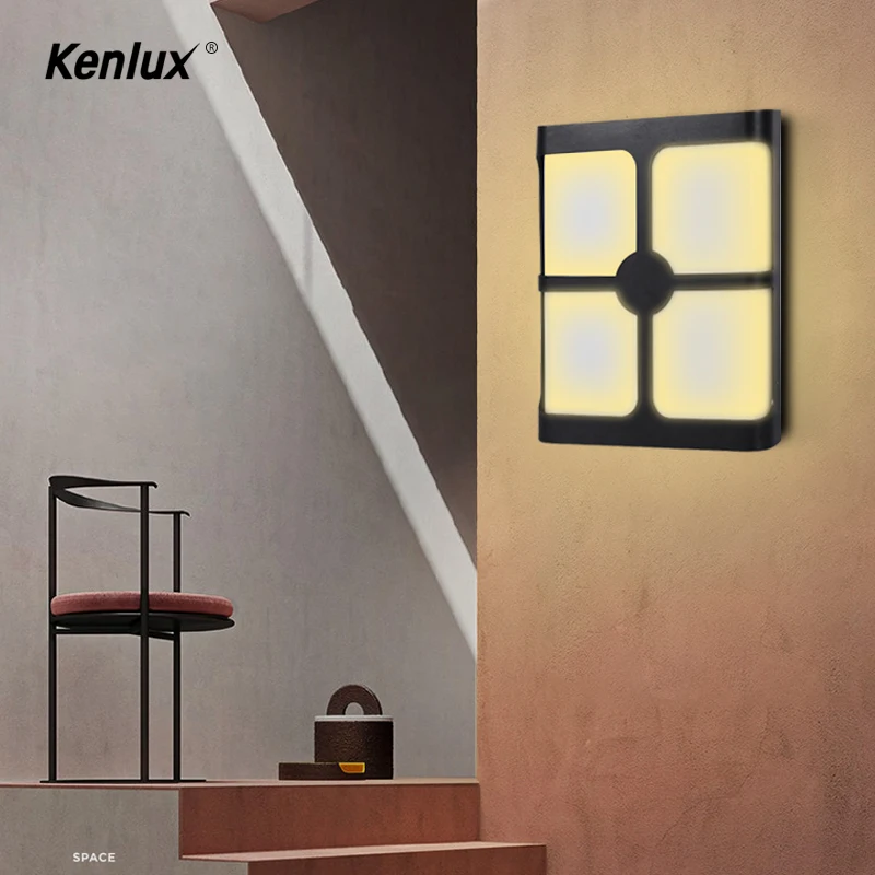 Современный пластиковый 20 Вт SMD LED настенный светильник водонепроницаемый Крытый