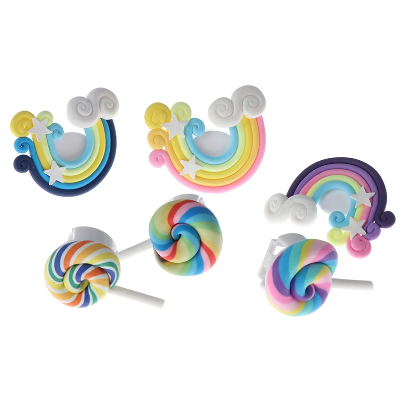 Новый 1 шт. автомобильный Стайлинг леденец и Радуга воздушный выход орнамент авто