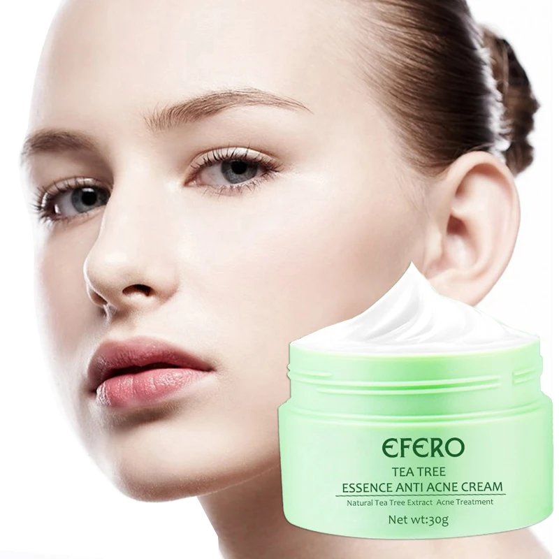Крем для лица EFERO Tea Tree влажность смягчитель антивозрастное отбеливание удаление