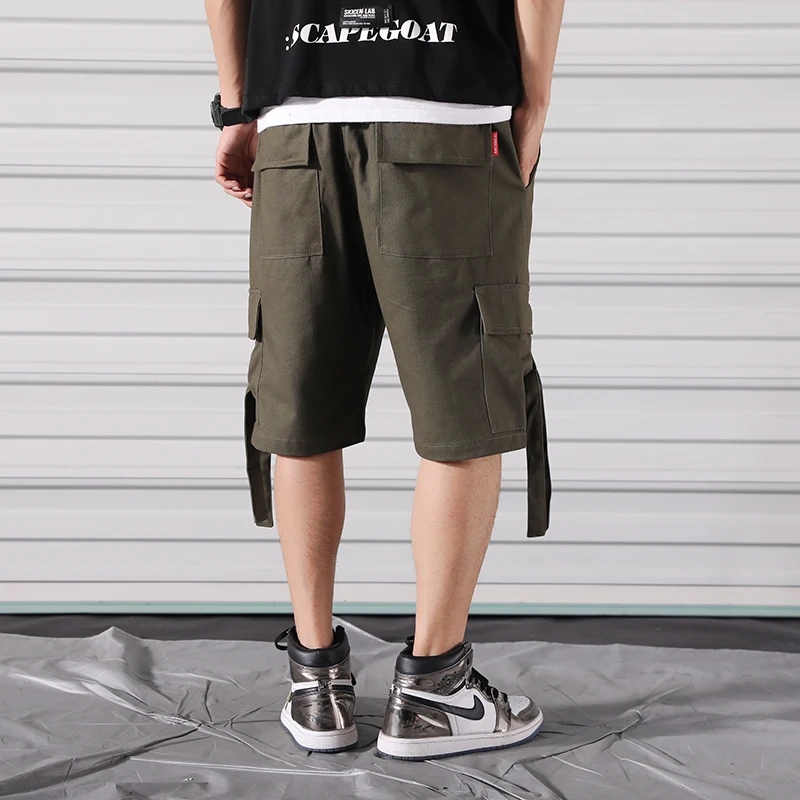 Японские повседневные размера плюс свободные рабочие шорты в стиле Харадзюку