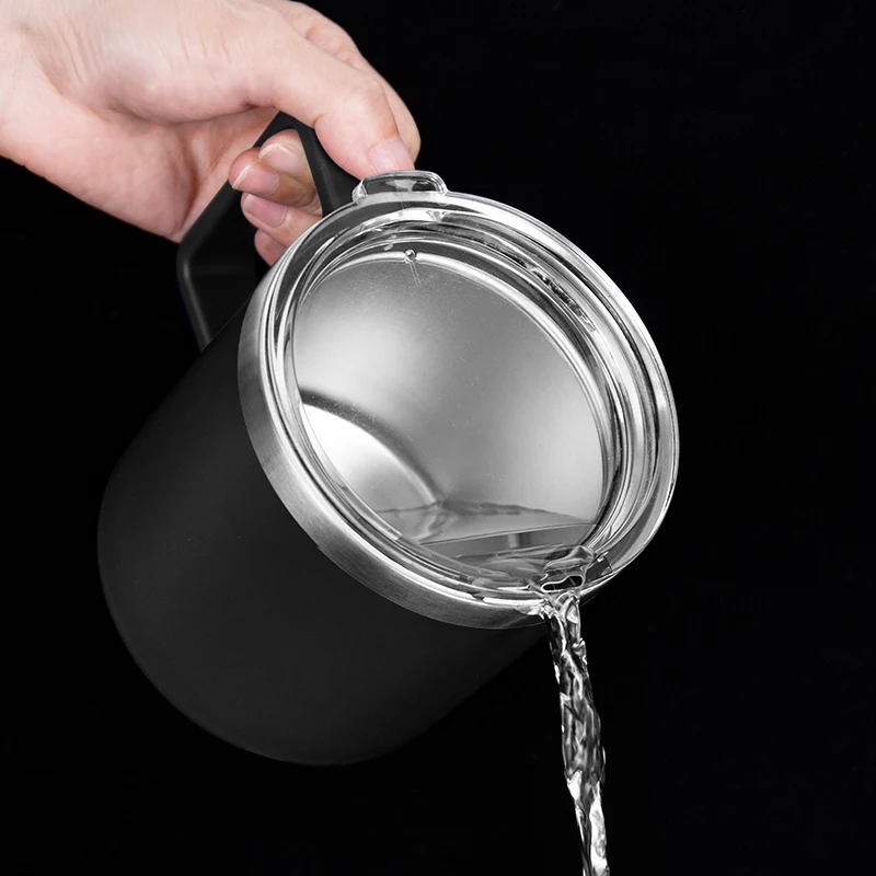 Кофейные кружки из нержавеющей стали объемом 300 мл утолщенные чайные чашки с