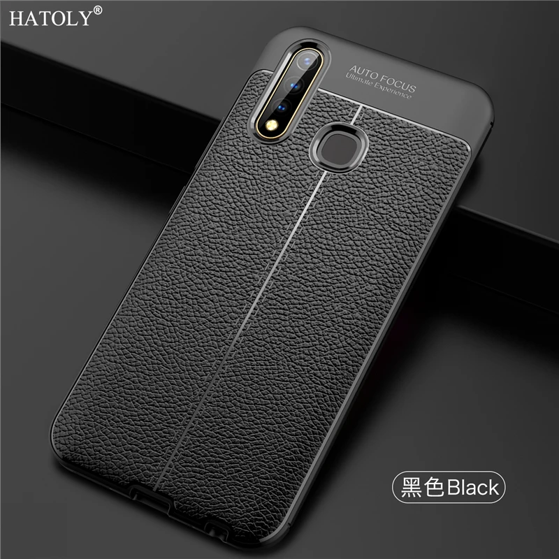 

For Cover Vivo Z5i Case Soft Silicone Leather TPU Anti-knock Bumper Back Cover For Vivo Z5i Phone Case For Vivo Z5i Case 6.53"