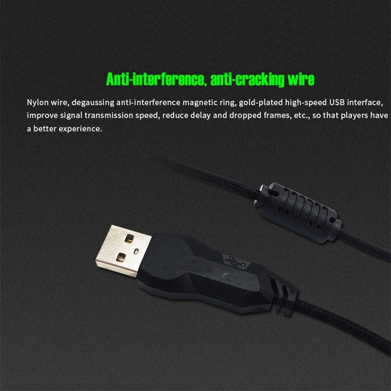 

IMice X9 Computer Mouse, Ergonomic 6-Button Optical Wired Rgb Mouse for Pc, Laptop,