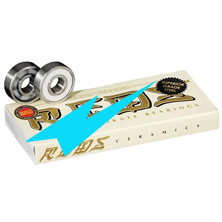 Прецизионные подшипники для скейтборда скутера роликовых коньков хромированная