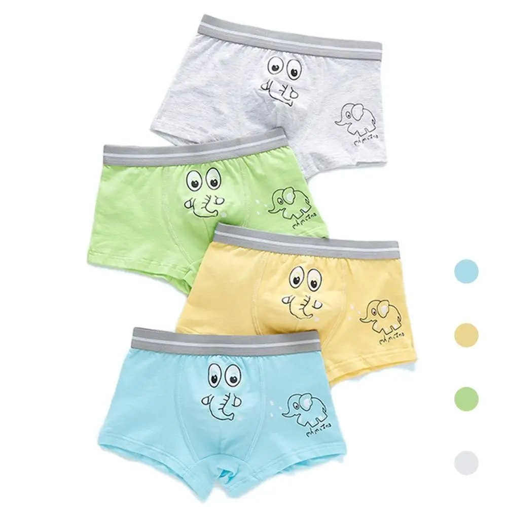 Детское нижнее белье для мальчиков детские шорты с рисунками малышей