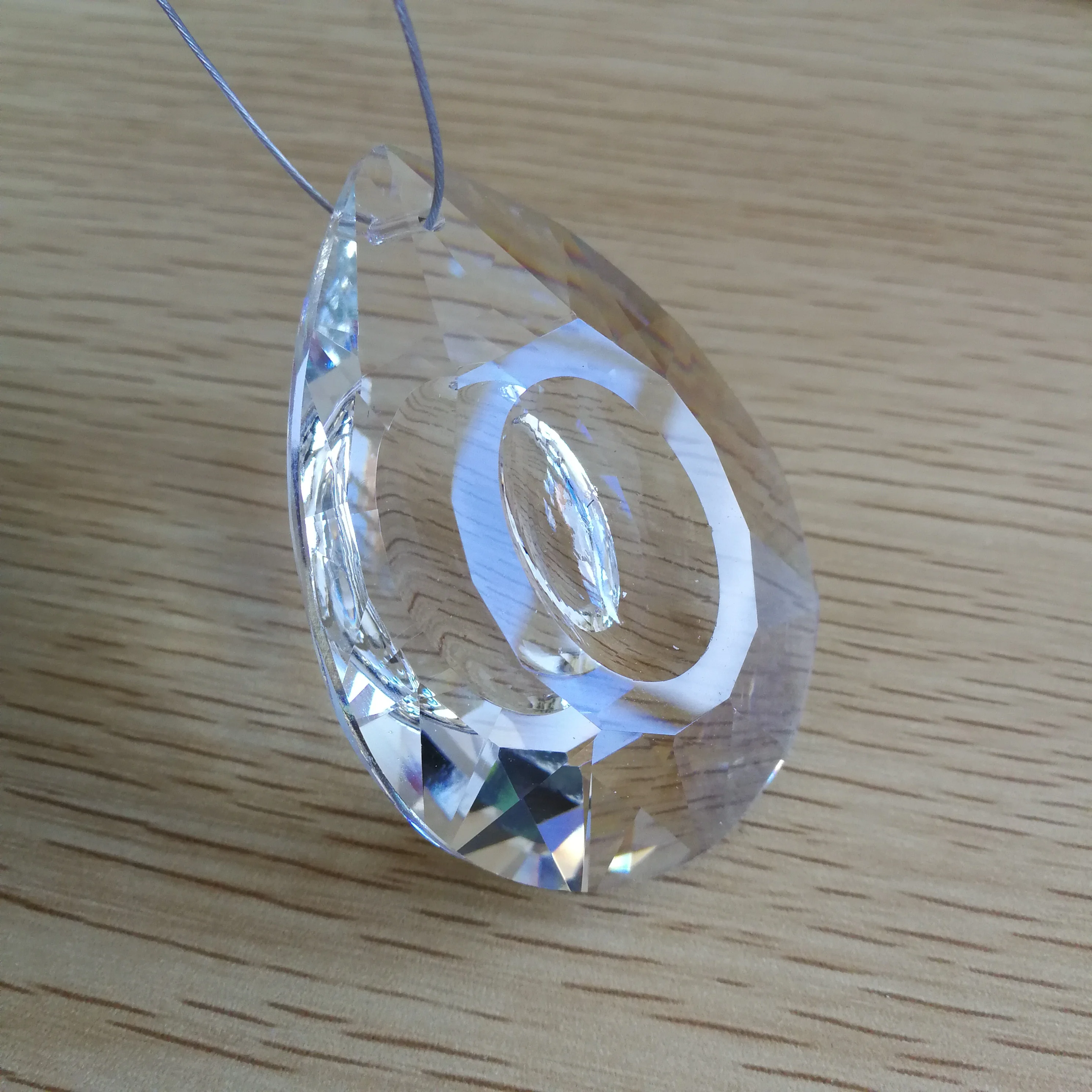 38 мм прозрачные 30 штук в Форме Дракона хрустальные пряди аксессуары для висячих