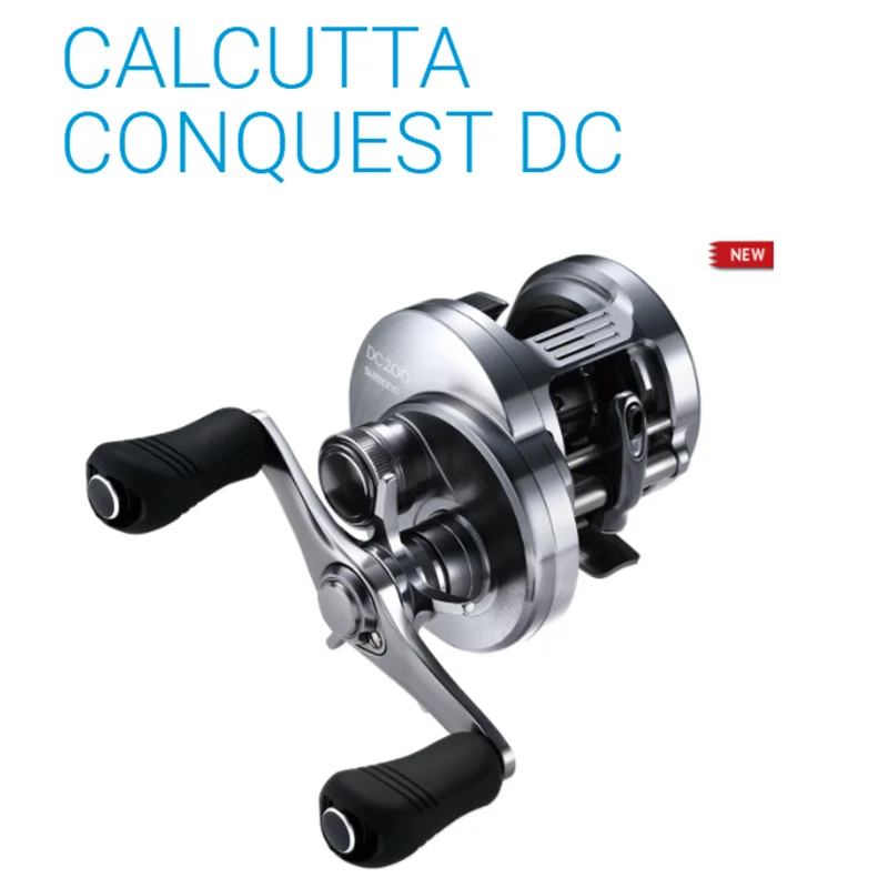Новая катушка для приманки SHIMANO Calcutta CONQUEST DC 2020 200 Рыболовная CQ 201