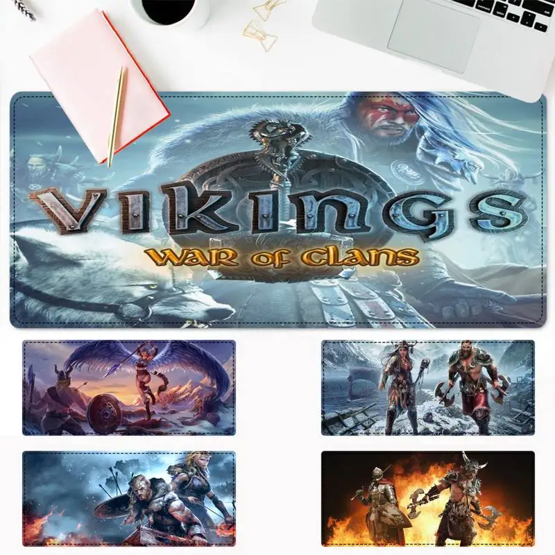 

Cartoon vikings war of clans Mouse Pad Laptop PC Computer Mause Pad Desk Mat For Big Gaming Mouse Mat For Overwatch/CS GO