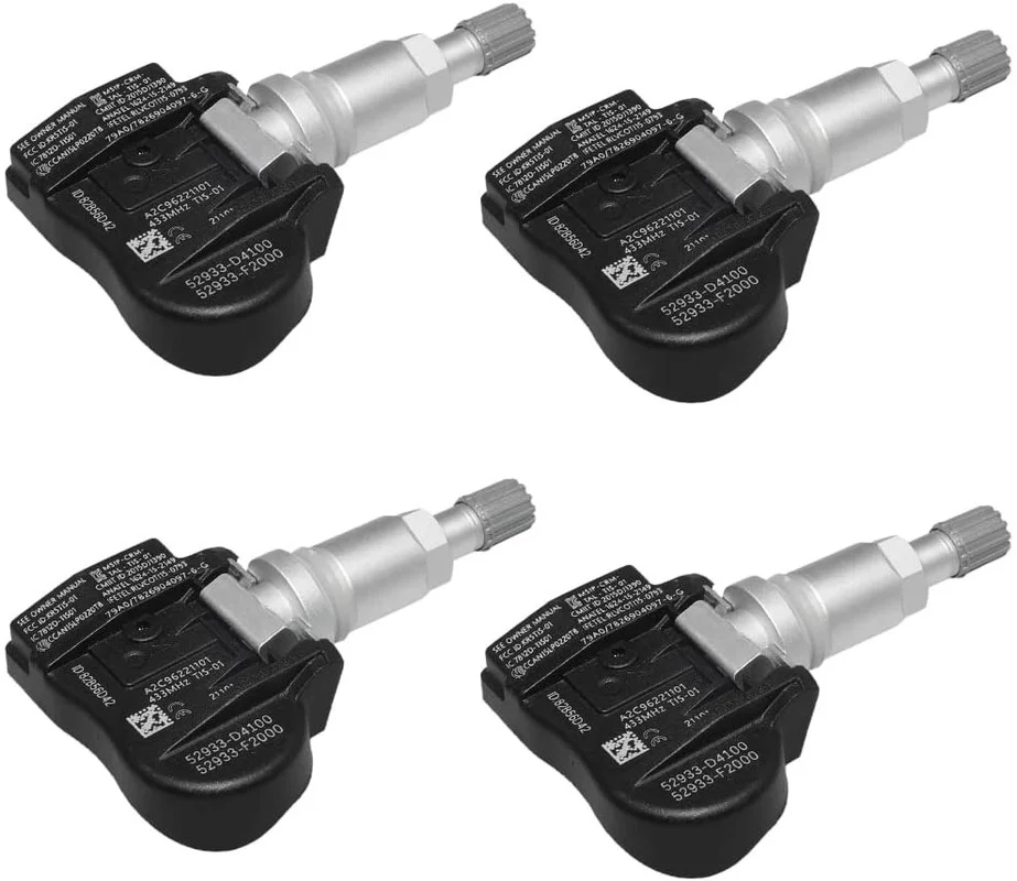 

Датчик давления в шинах TPMS, 433 МГц, для HYUNDAI 2017-2019 AVANTE Kona ELANTRA AD I30 N KAUAI 52933-F2000 52933F2000, 4 шт.