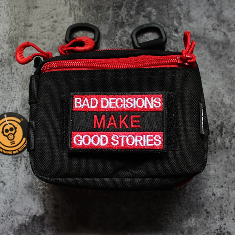 Нашивки с вышивкой хорошие истории плохое решение Английский алфавит