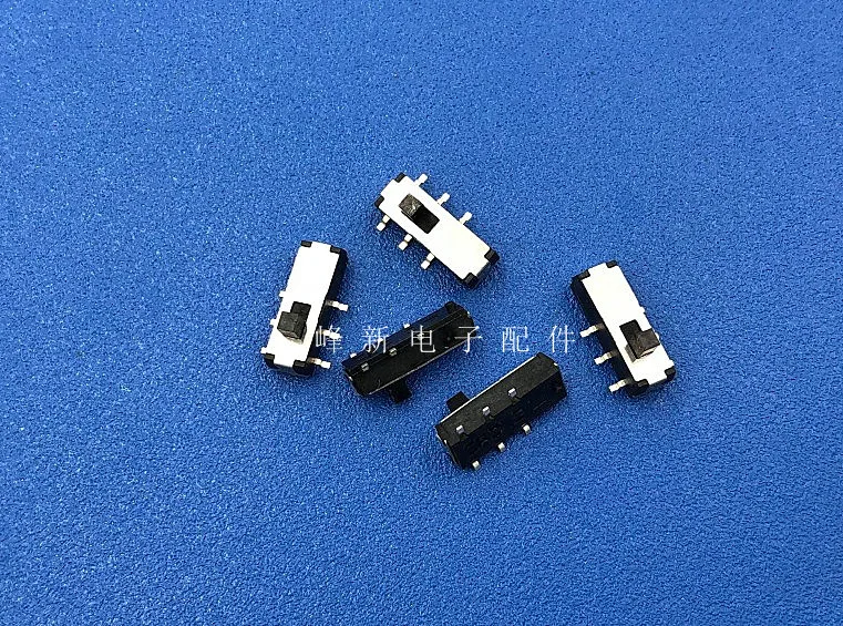 

Самосброс SMD 2-скоростной 6-ножный переключатель обратный слайдер маленькая миниатюрная Ручка: 2 50 шт.-1 лот