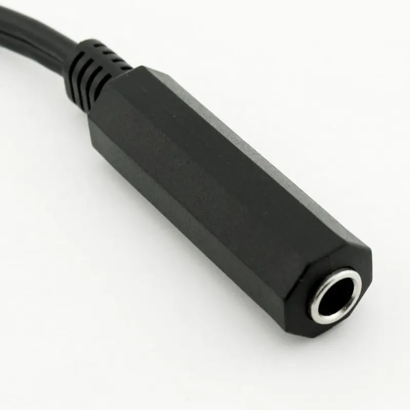 1pc 6.35mm 1/4 inch Stereo TRS Female to 2 Dual Mono TS Male Y Splitter Cable | Электроника