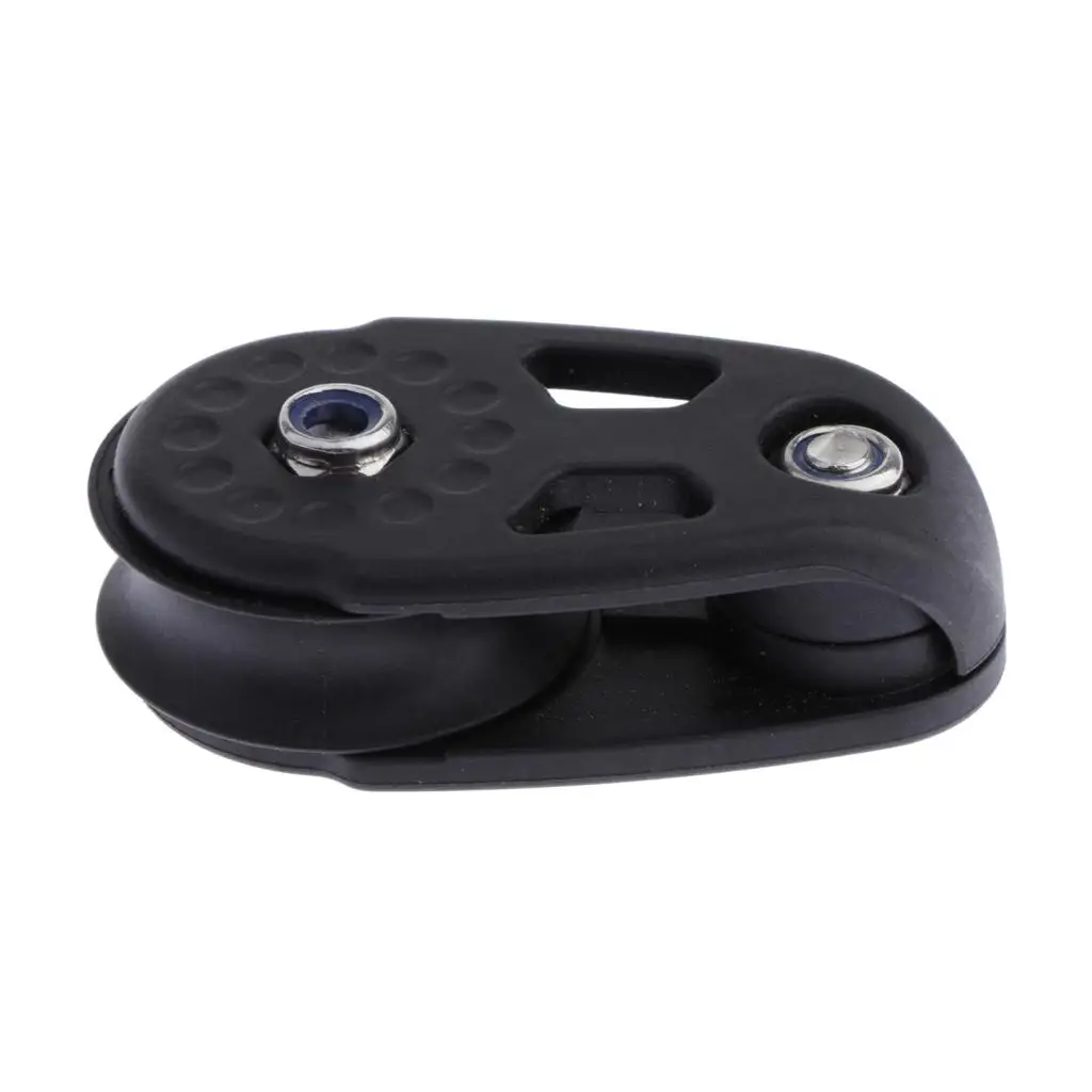 

Marine Single Block Pulley 360 Degree Rotation Sheave For Sailing Kayak Boat