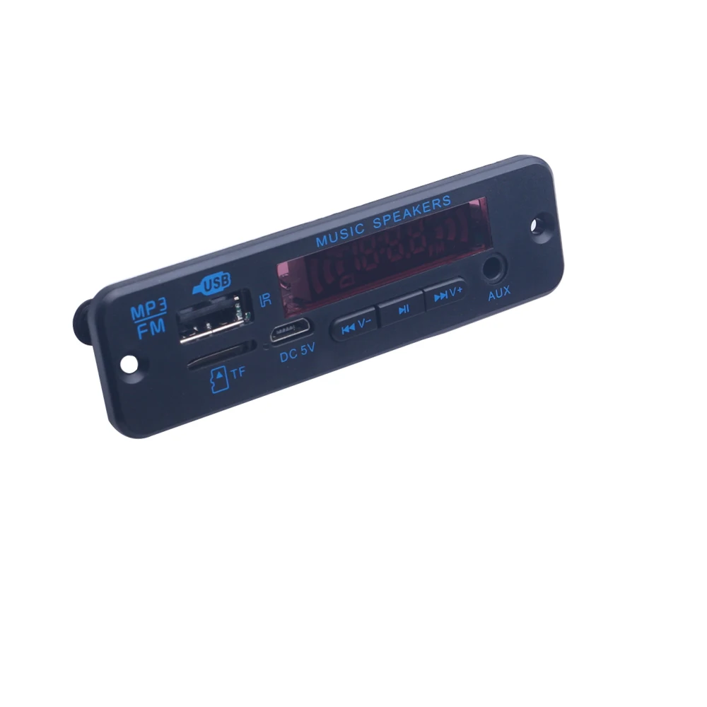 MP3 декодер цветной экран USB модуль записи FM AUX радио динамик | Электроника