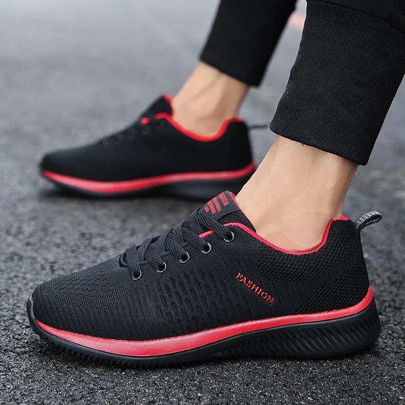 Men's shoes hot selling couple sports shoes net surface flying woven casual shoes fitness casual lightweight sports shoes