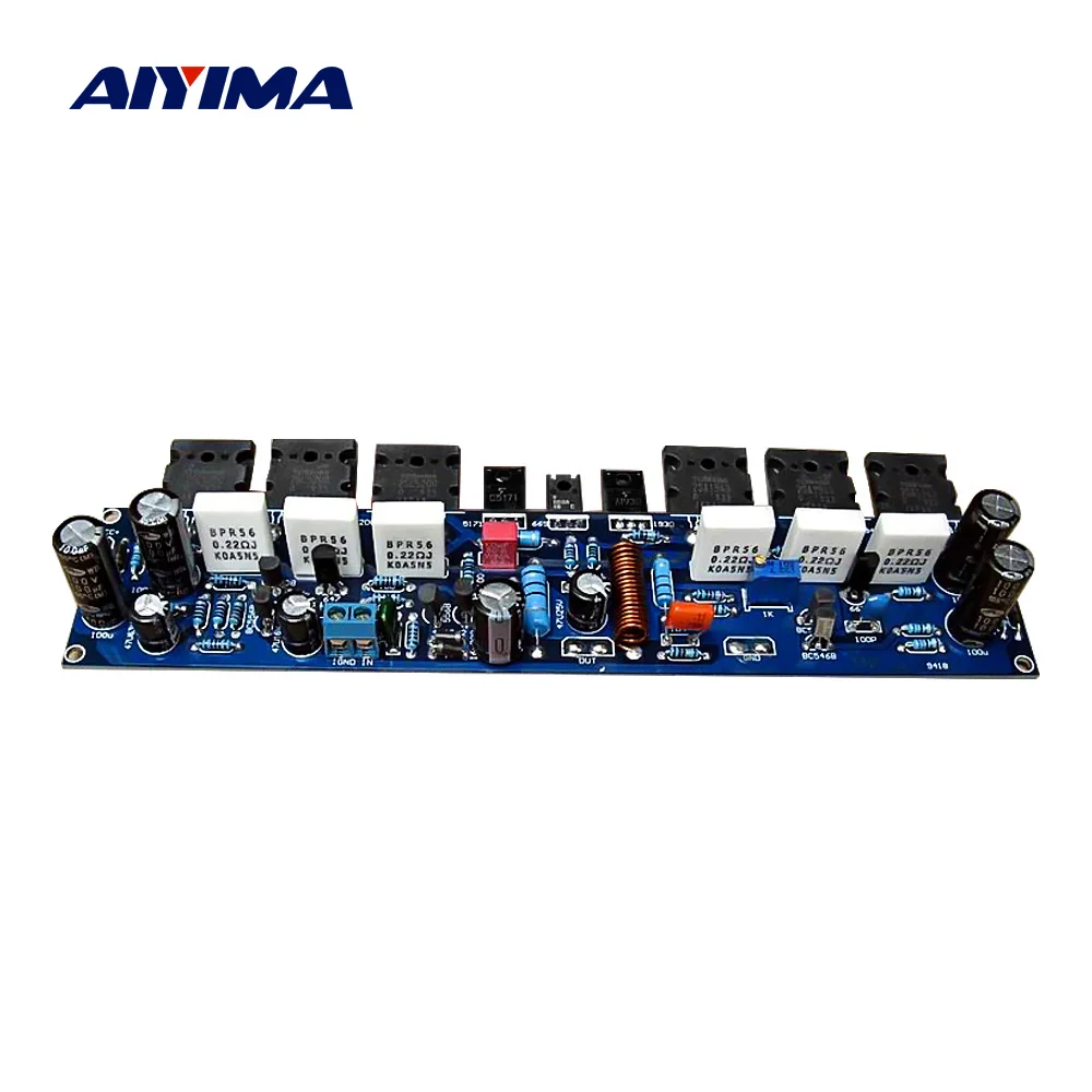 AIYIMA Amplificador аудио класс AB 300 Вт Мощность звук моно усилитель профессиональная плата 1943 5200 DIY колонка с усилителем домашний усилитель