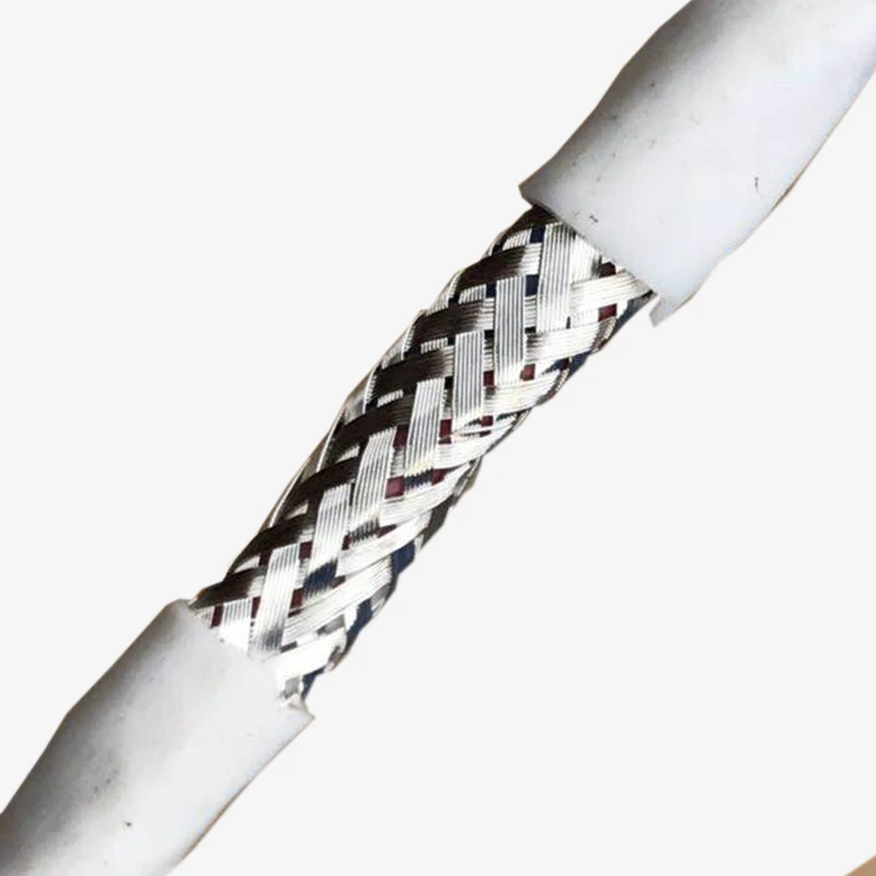 One meter 5N occ pure Copper silver cable for DIY HIFI audio RCA XLR | Электроника