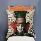 Алиса в стране чудес детская сказка украшения дома подушка чехол хлопок постельное белье Чехол для подушки