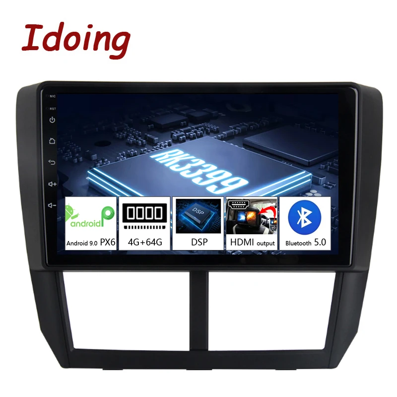 

Idoing 9"PX6 Car Android 10 Radio Multimedia Player For Subaru Forester 3 SH 2007-2013 4G+64G GPS Navigation 2.5D No 2 din dvd